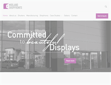 Tablet Screenshot of midlandshopfronts.com